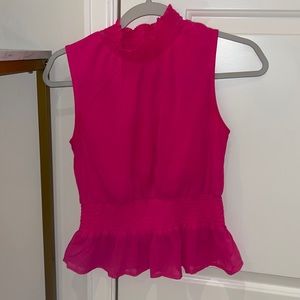 Hot pink top